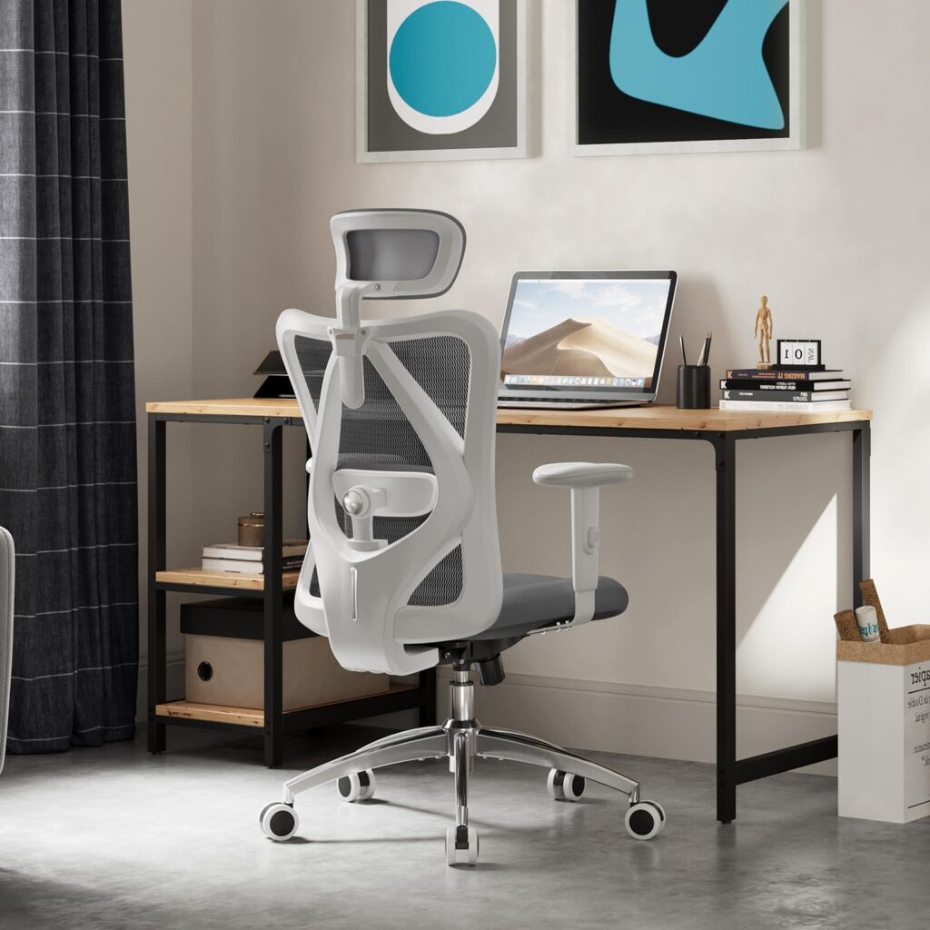Chaise de bureau ergonomique pas cher SIHOO M18 confortable mal de dos